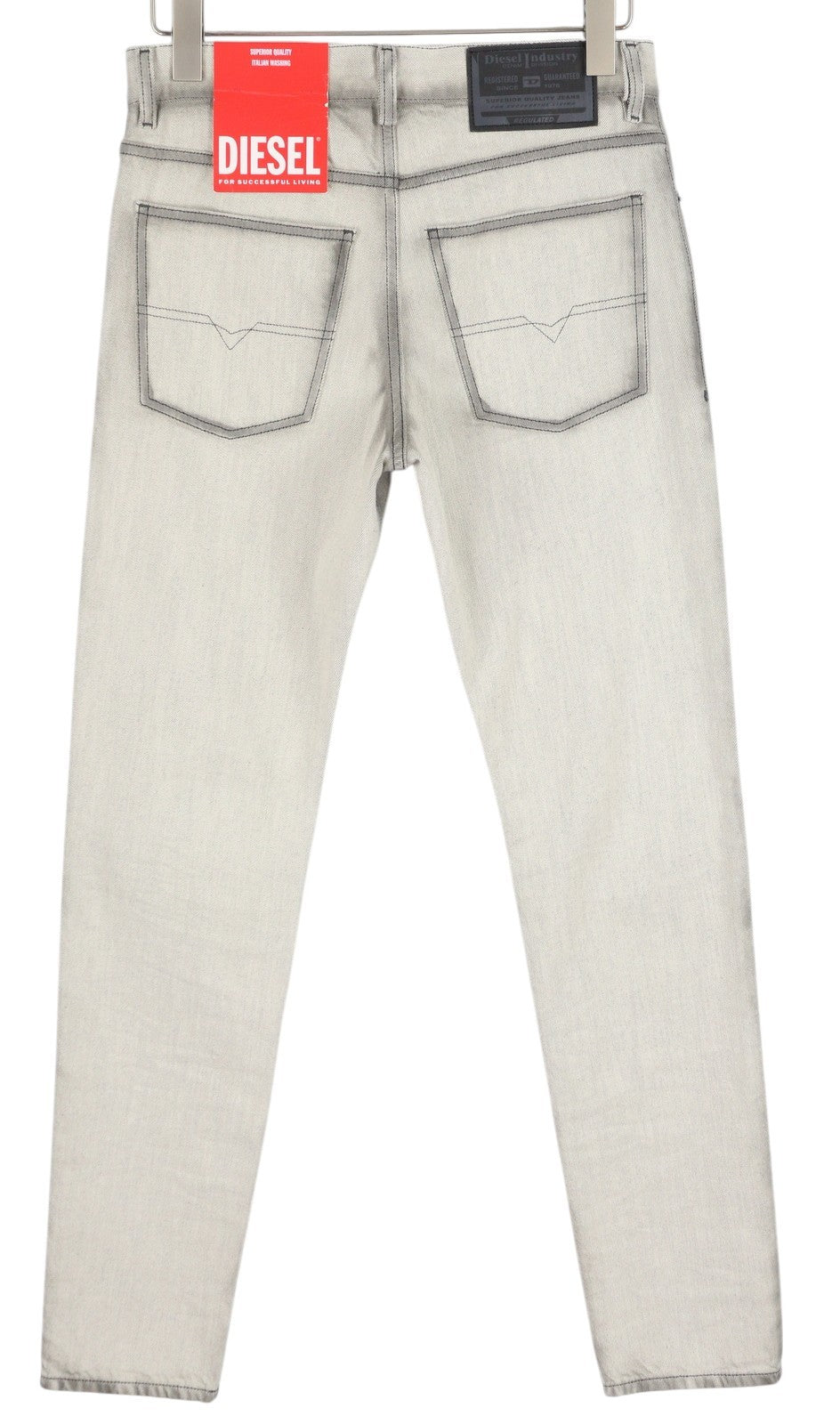 DIESEL 1995 09C86 Men's Jeans W29/L32 Light Denim Slim Straight Mid RRP195