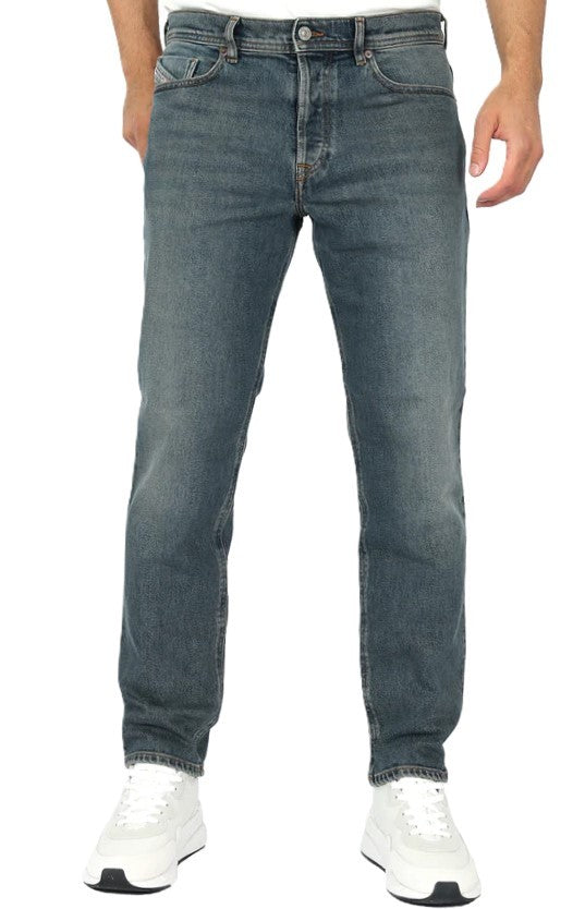 DIESEL 2023 D-Finitive 09F74 Men's Jeans W33/L32 Tapered Regular Blue RRP175