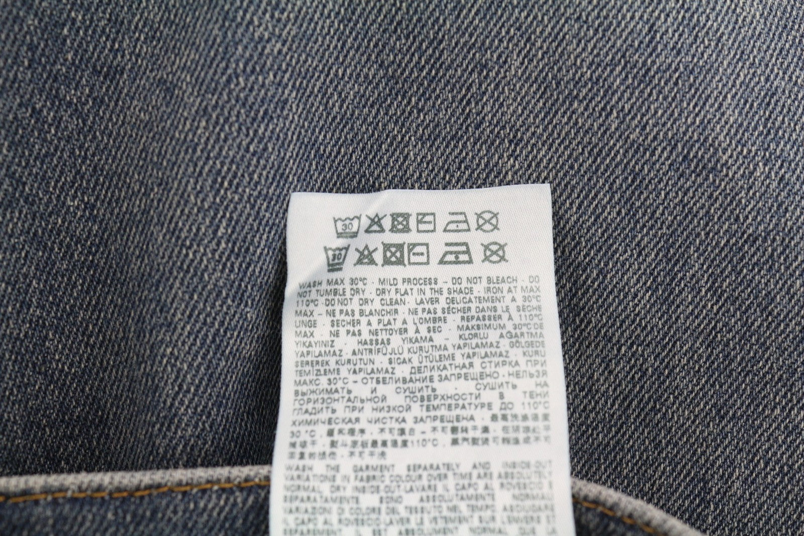 DIESEL 2023 D-Finitive 09F74 Men's Jeans W33/L32 Tapered Regular Blue RRP175