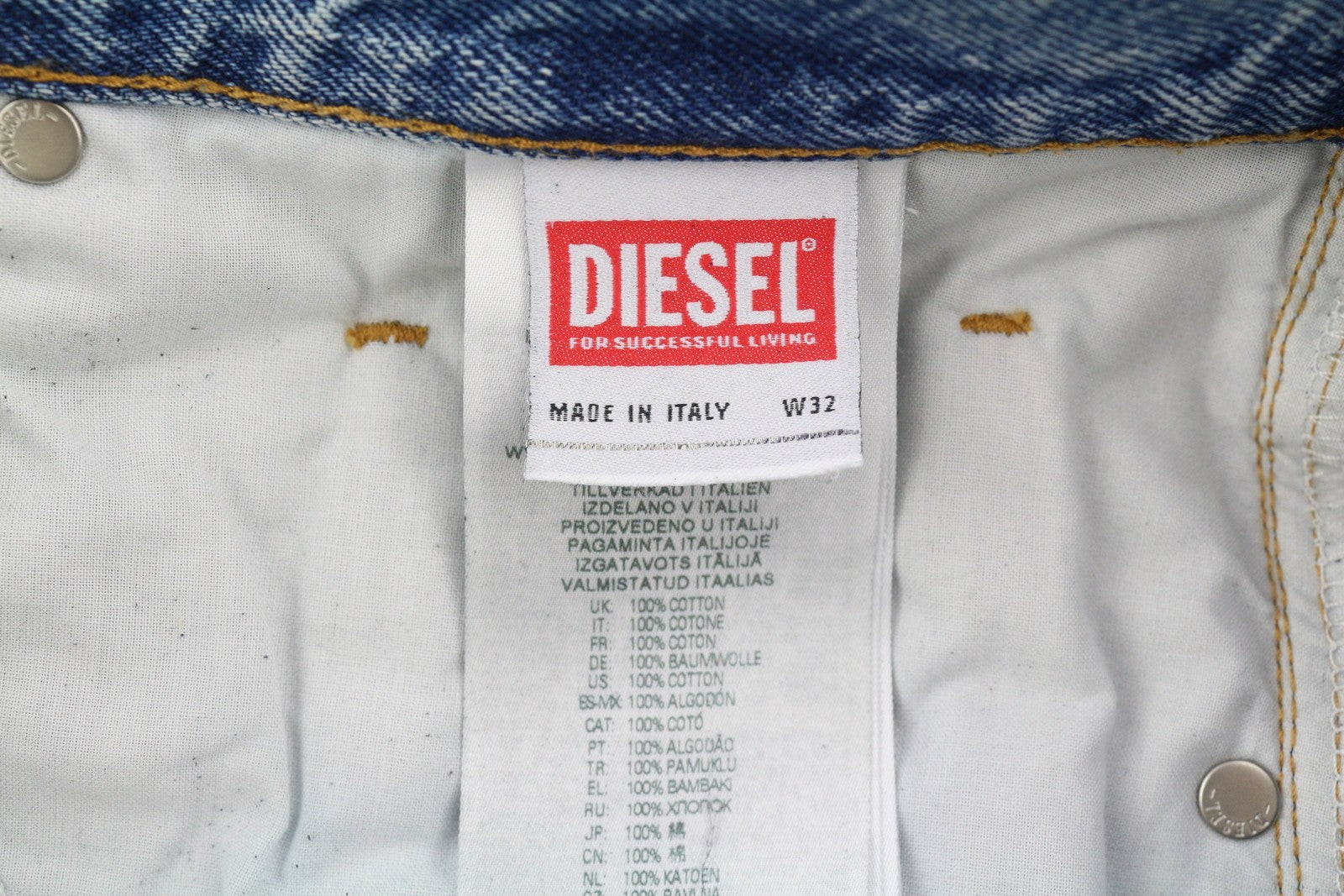DIESEL 2019 D-Strukt-S3 09I47 Men's Jeans W32 Dark Denim Slim Mid Waist RRP350
