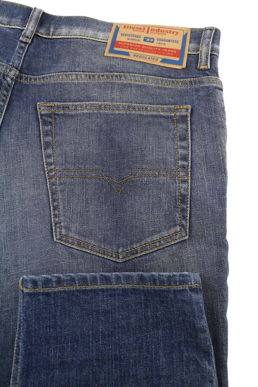 DIESEL 2023 D-Finitive 09H43 Men's Jeans W32/L32 Regular Tapered Blue RRP225