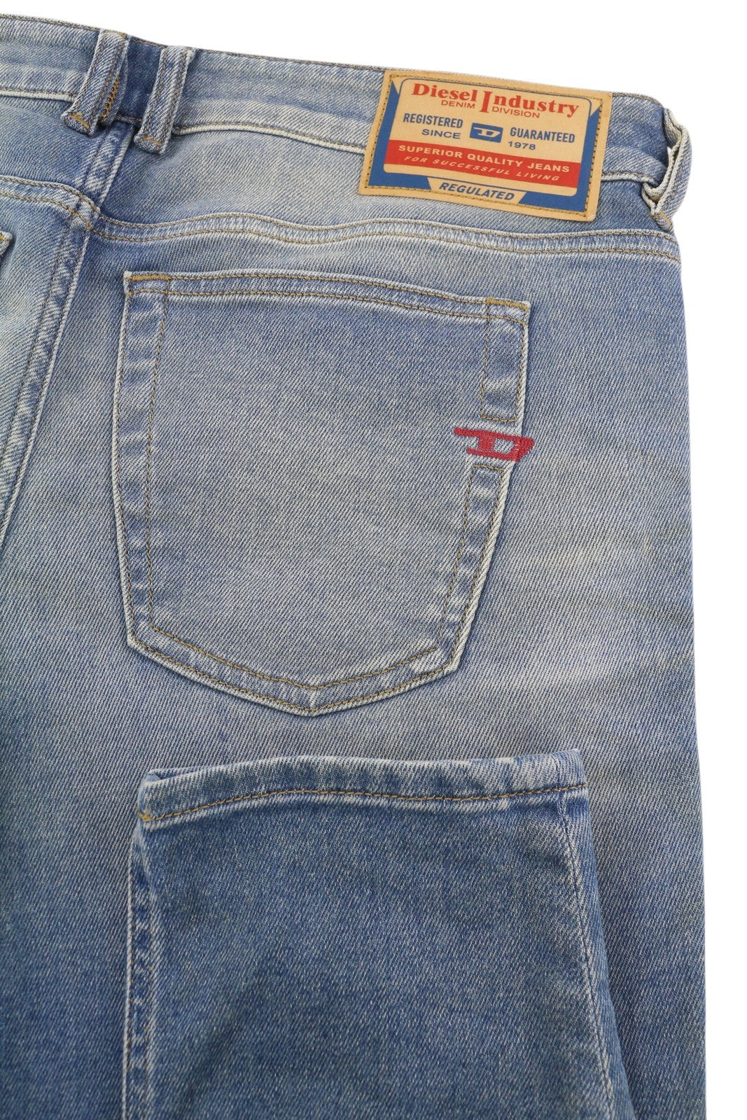 DIESEL 1979 Sleenker 09H71 Men's Jeans W34/L30 Skinny Fit Low Waist Blue RRP225