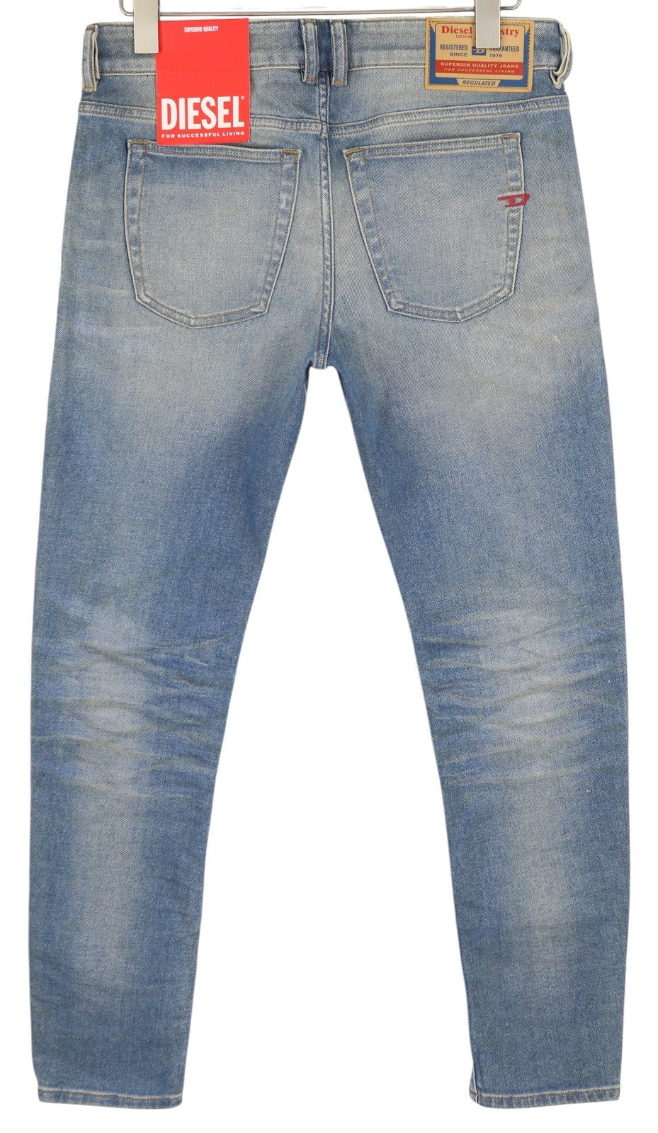 DIESEL 1979 Sleenker 09H71 Men's Jeans W32/L30 Skinny Fit Low Waist Blue RRP225