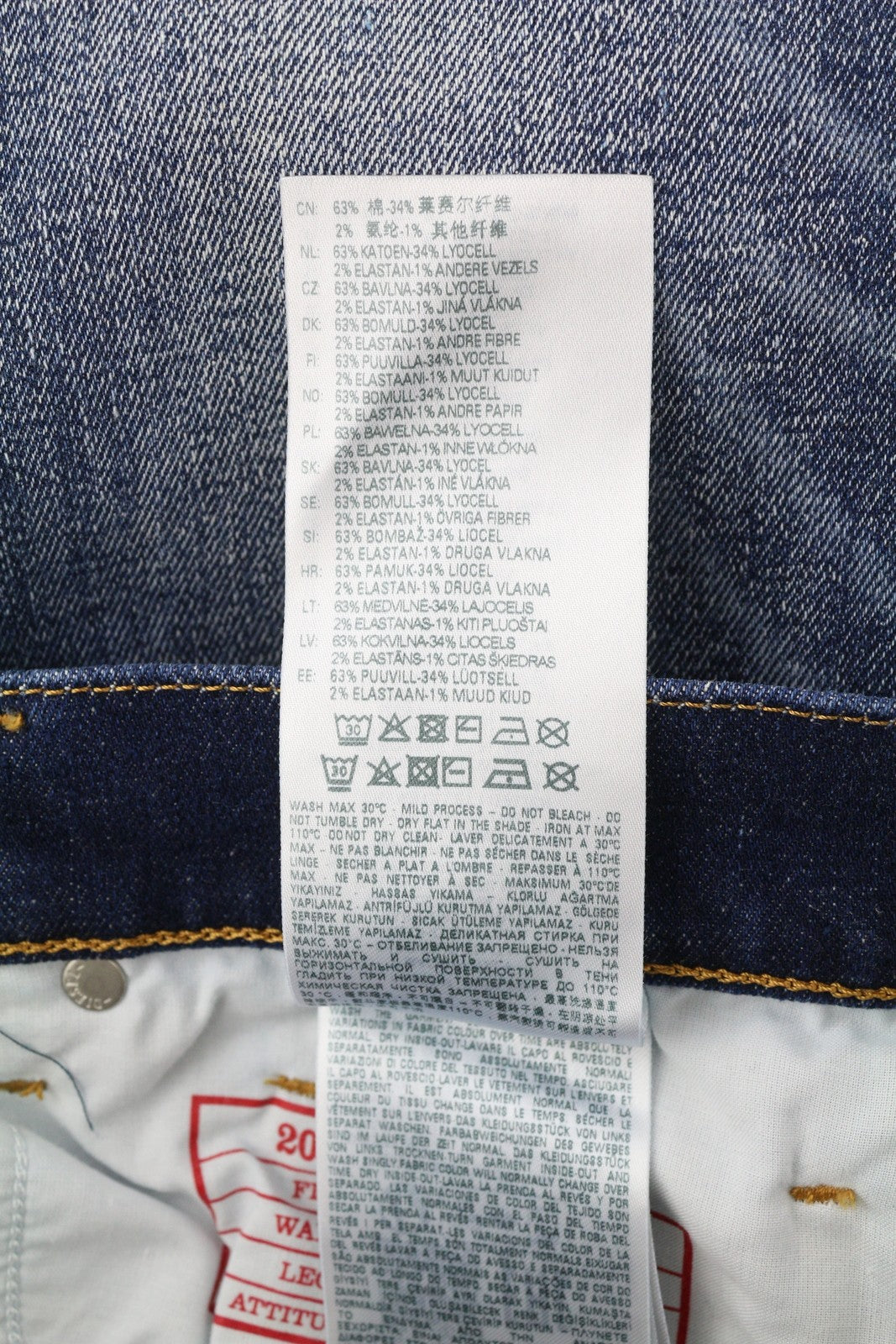 DIESEL 2019 D-Strukt 09G89 Men's Jeans W32/L30 Slim Fit Ripped Blue RRP325