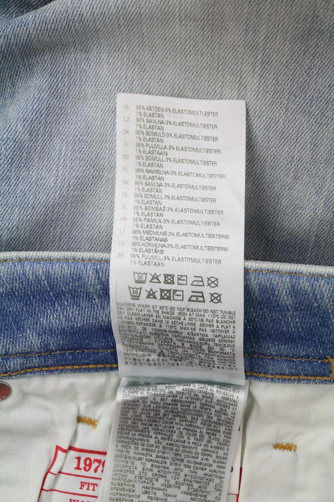 DIESEL 1979 Sleenker 09F08 Men's Jeans W32/L32 Skinny Low Paint Denim RRP295