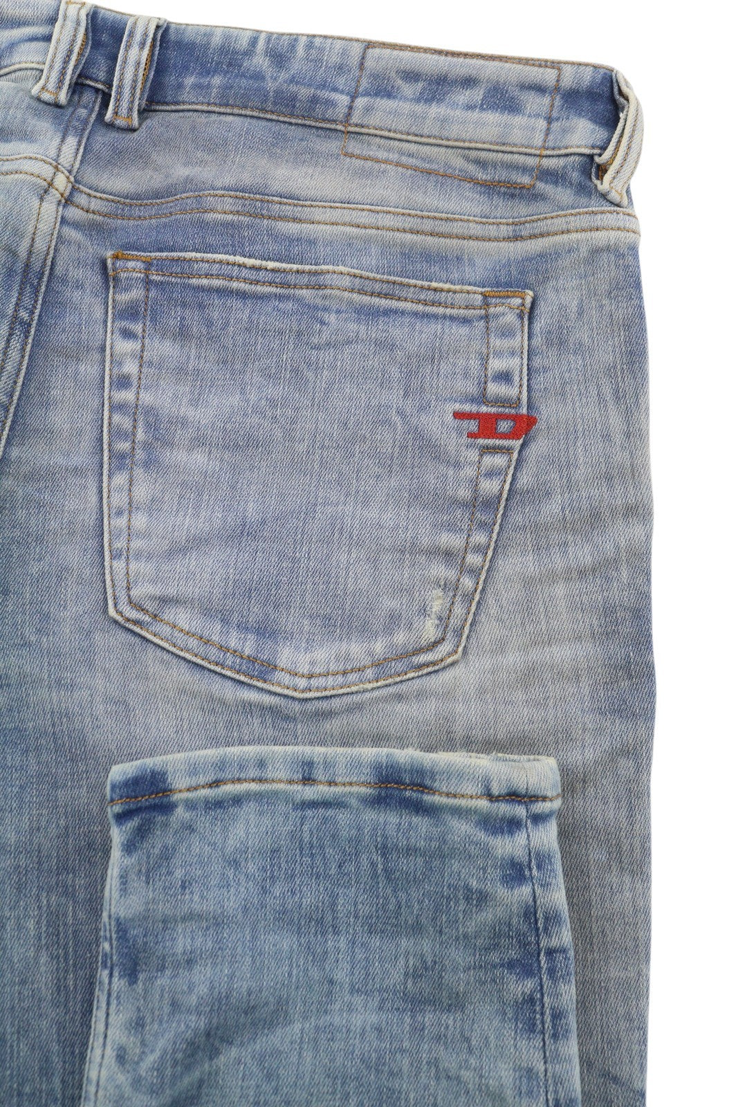 DIESEL 1979 Sleenker 09F08 Men's Jeans W32/L32 Skinny Low Paint Denim RRP295