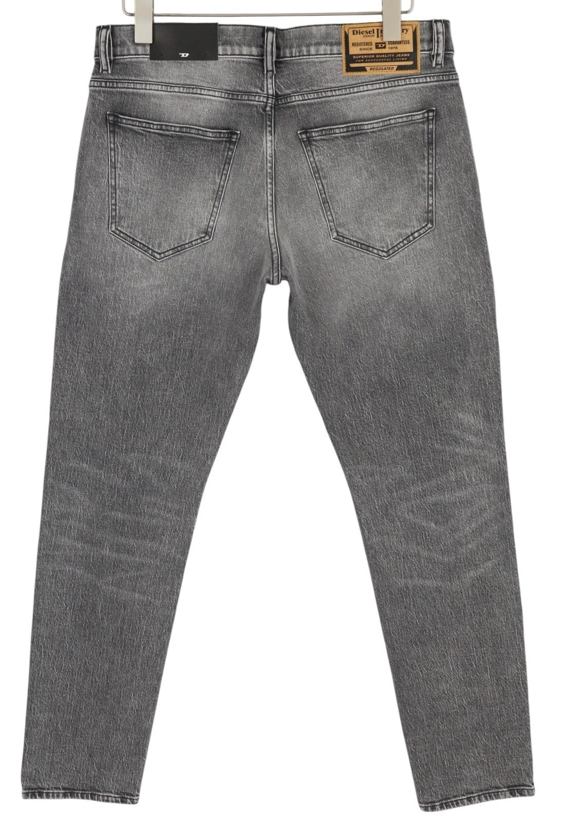 DIESEL 2019 D-Strukt R09KA Men's Jeans W32/L32 Grey Denim Washed Slim RRP225