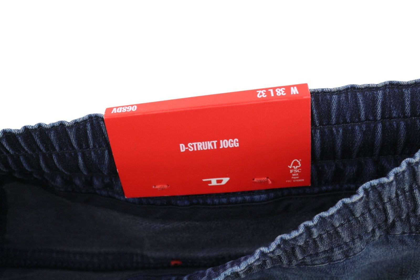 DIESEL D-Strukt Jogg 068DV Men's Jeans W38/L32 Stretch Jogg Washed Blue RRP295