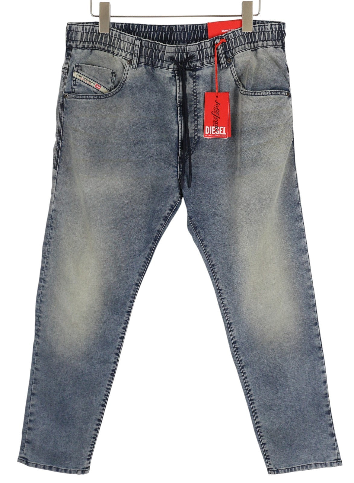 DIESEL D-Krooley Jogg 068DU Men's Jeans W32/L32 Drawstring Blue Denim RRP295