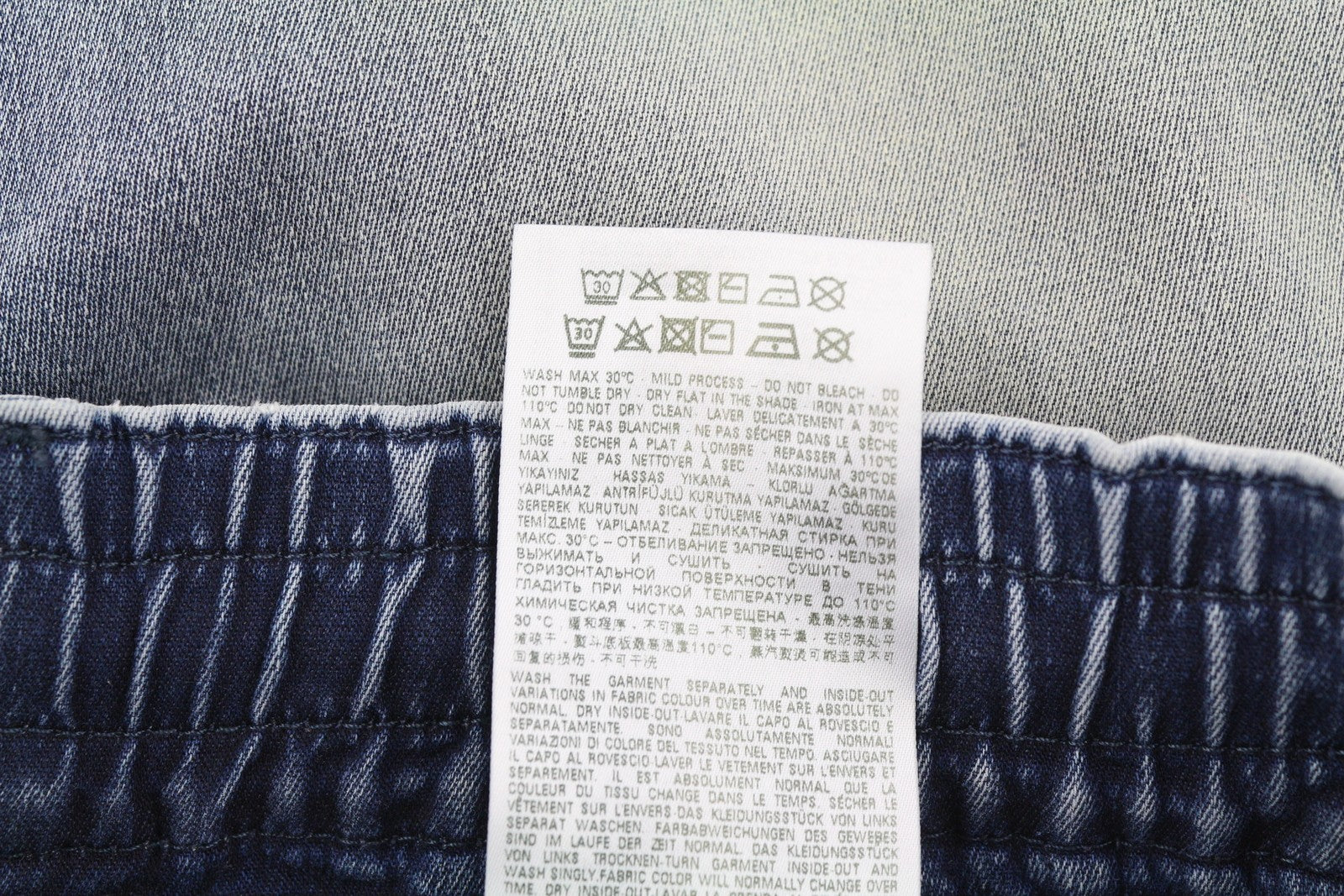 DIESEL D-Krooley Jogg 068DU Men's Jeans W38/L32 Drawstring Blue Denim RRP295