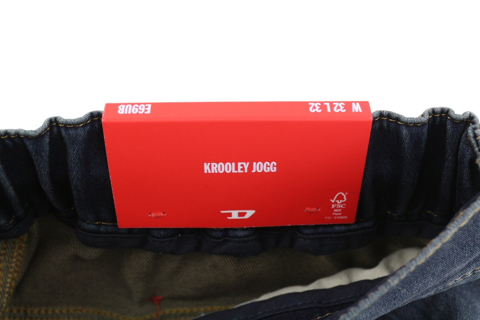 DIESEL Krooley Jogg E69UB Men's Jeans W32/L32 Slim Tapered Stretch Blue RRP295