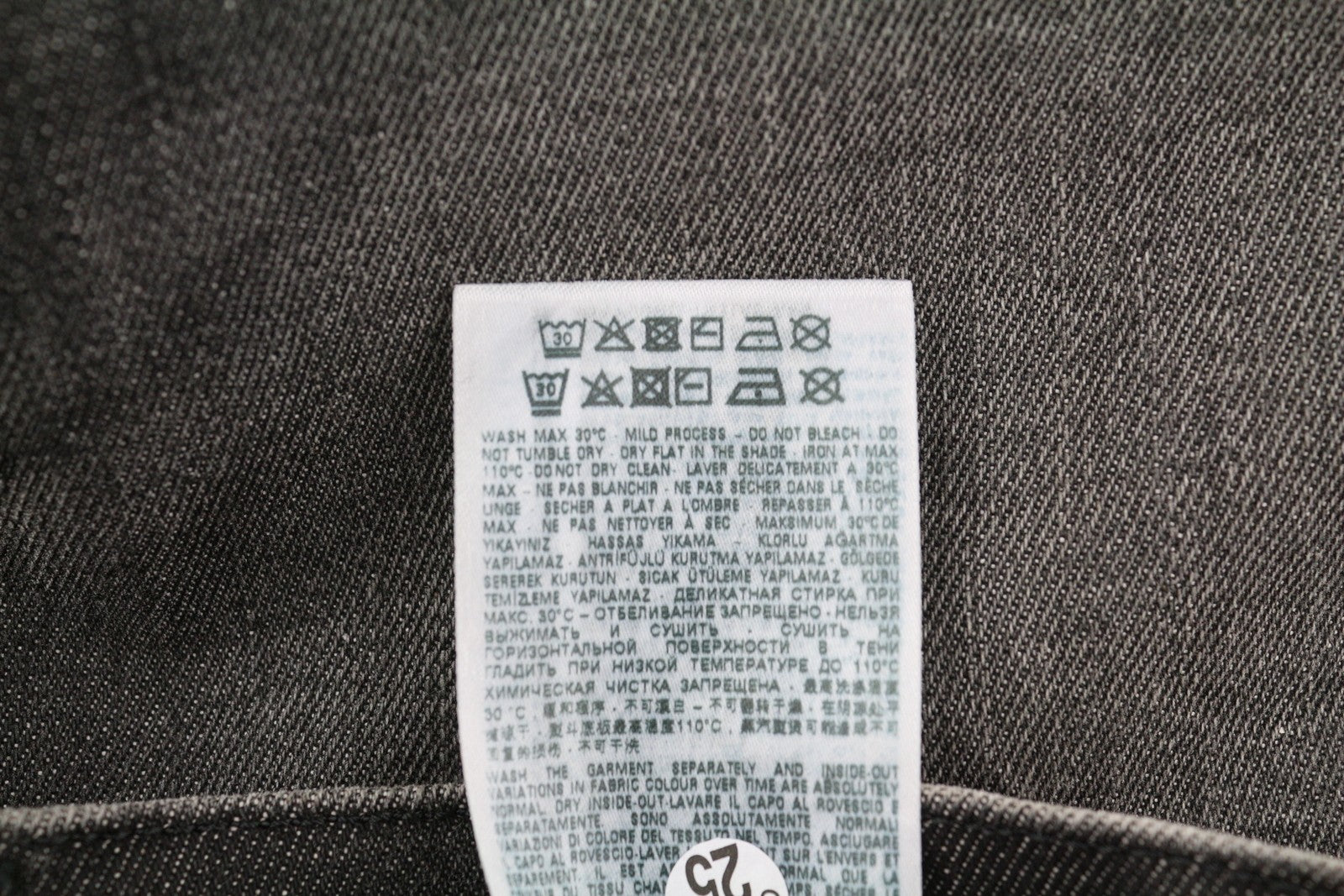 DIESEL 2019 D-Strukt 09H51 Men Jeans W32/L32 Slim Washed Black Distress RRP250