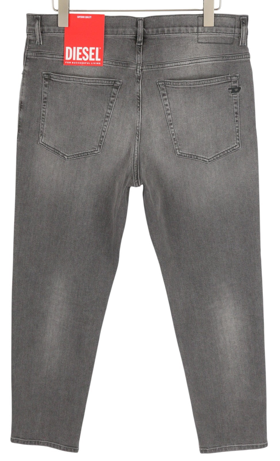 DIESEL 2005 D-Fining 09D50 Men's W34/L32 Grey Denim Regular Buttoned Fit