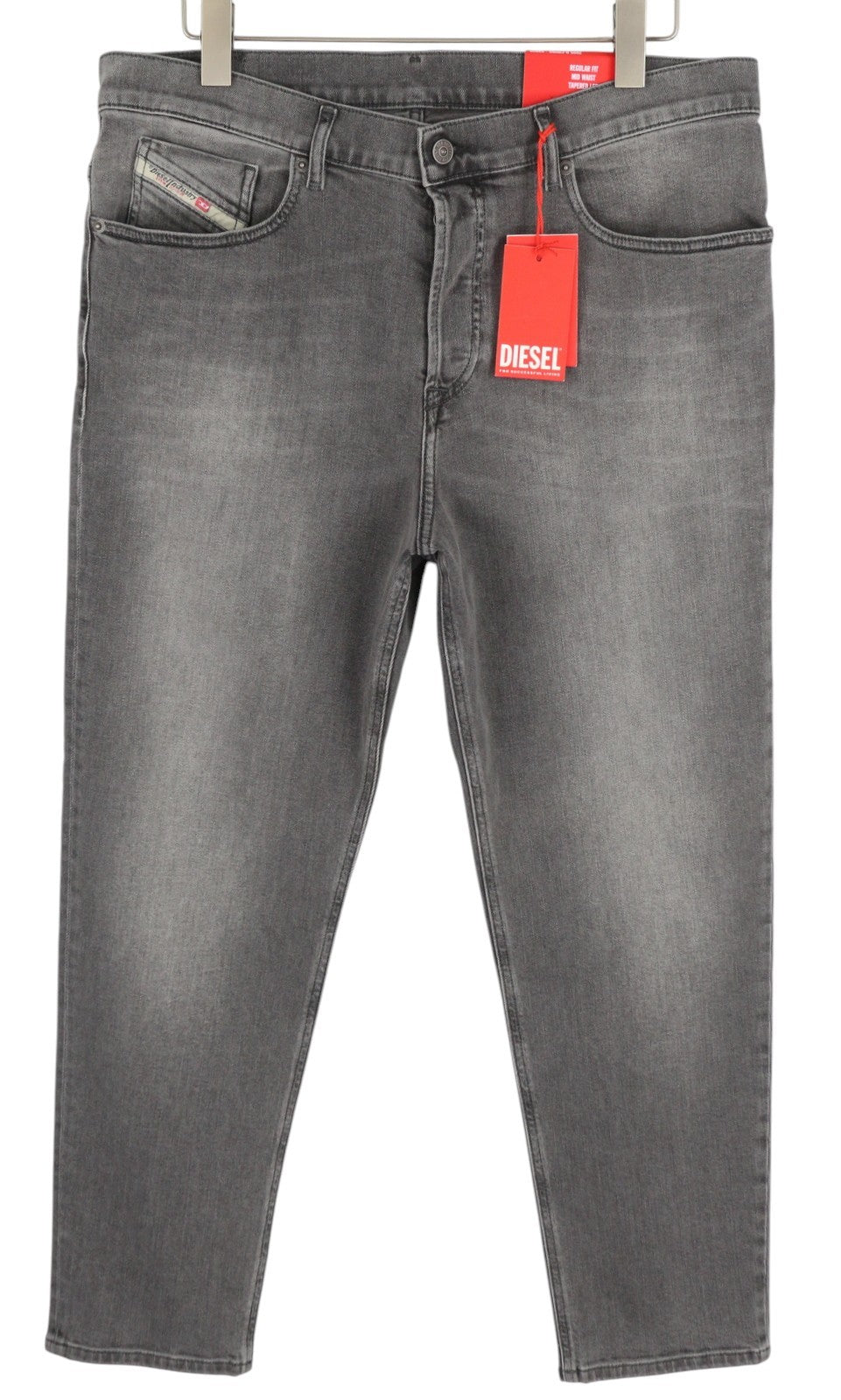 DIESEL 2005 D-Fining 09D50 Men's W36/L32 Grey Button Fly Regular Denim