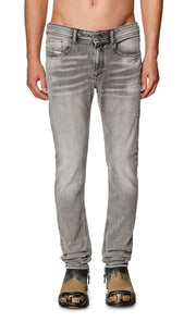 DIESEL 1979 Sleenker E9B97 Men's W34/L34 Skinny Grey Low Waist Faded RRP250