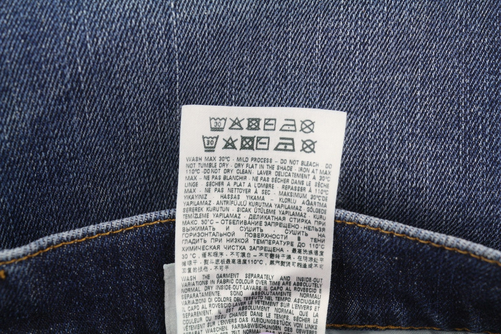 DIESEL 2005 D-Fining 09E45 Men's W28/L32 Blue Washed Distressed Regular RRP175