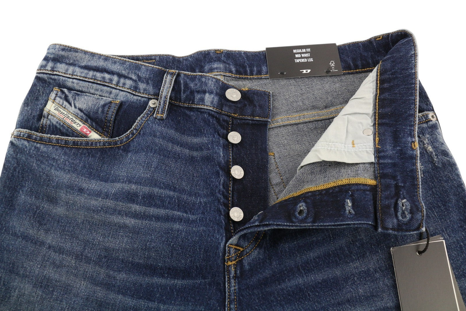 DIESEL 2005 D-Fining R9F05 Men W33/L34 Tapered Denim Distressed Regular RRP225