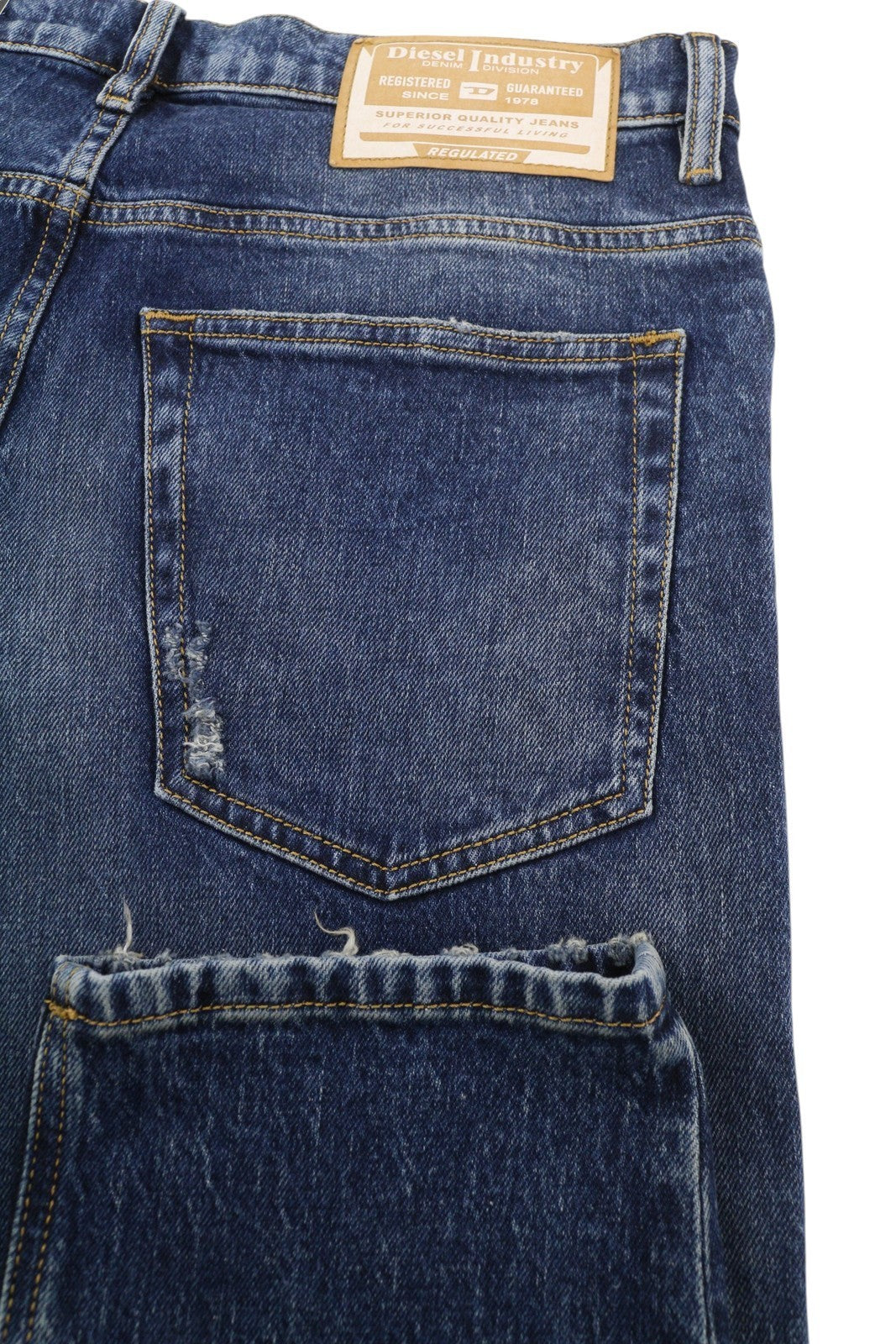 DIESEL 2005 D-Fining R9F05 Men W33/L34 Tapered Denim Distressed Regular RRP225