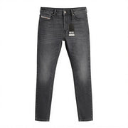 DIESEL Tepphar-X R975F Men's W33/L32 Skinny Grey Washed Button Fly Denim RRP175