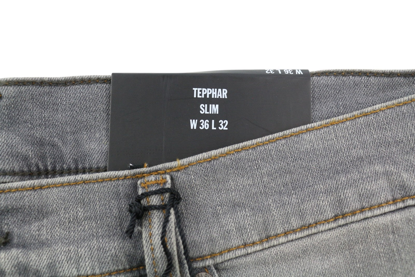 DIESEL Tepphar RB061 Men's W36/L32 Slim Faded Grey Button Fly Denim RRP175