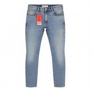 DIESEL Sleenker-Z 09C01 Men's W32/L32 Skinny Washed Blue Zip Fly Denim RRP195