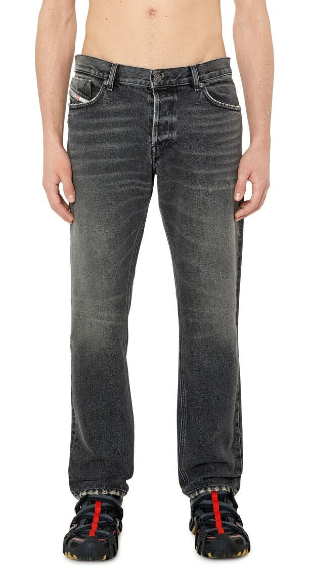 DIESEL 1995 007K8 Men's W33/L32 Slim Straight Grey Distressed Denim RRP195