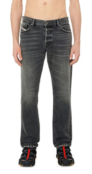 DIESEL 1995 007K8 Men's W34/L32 Slim Straight Distressed Grey Denim RRP195