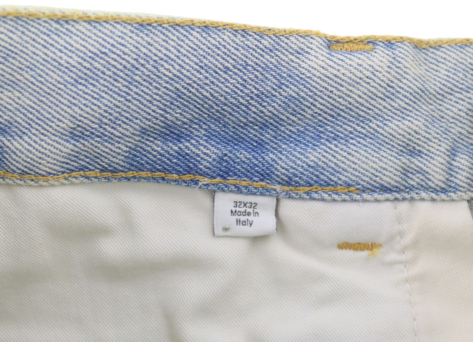 CALVIN KLEIN COLLECTION Men Jeans W32/L32 Blue Faded Relaxed Wide Leg RRP750