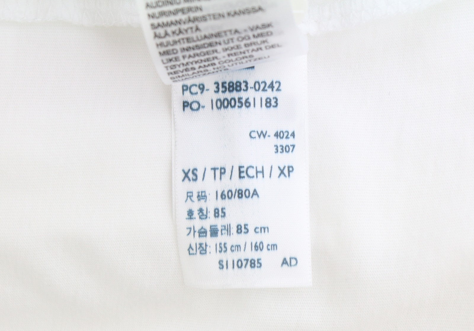 LEVI'S Standard Fit Men Polos XS White Embroidered Logo Cotton Short Sleeve