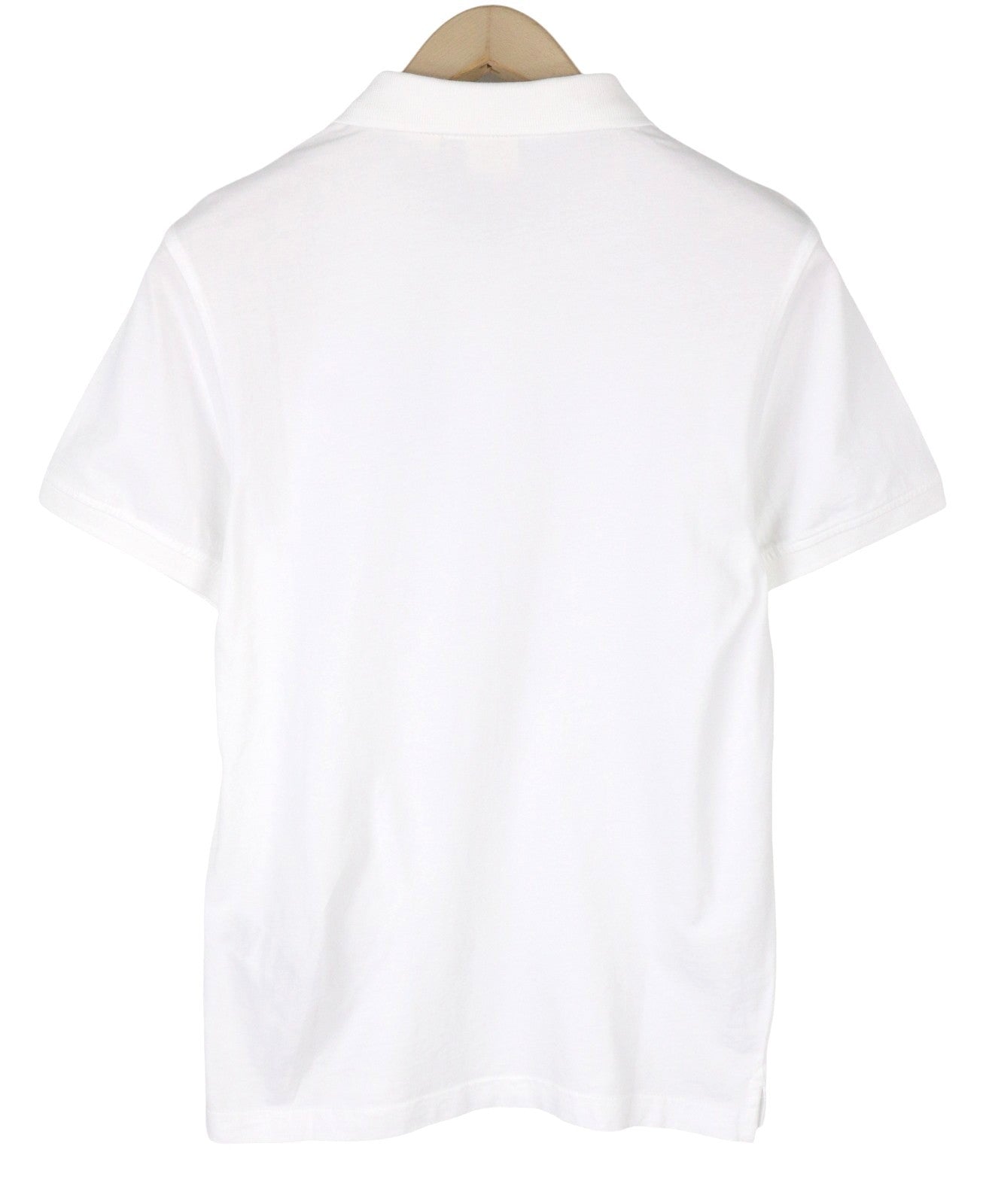 LEVI'S Standard Fit Men Polos XS White Embroidered Logo Cotton Short Sleeve