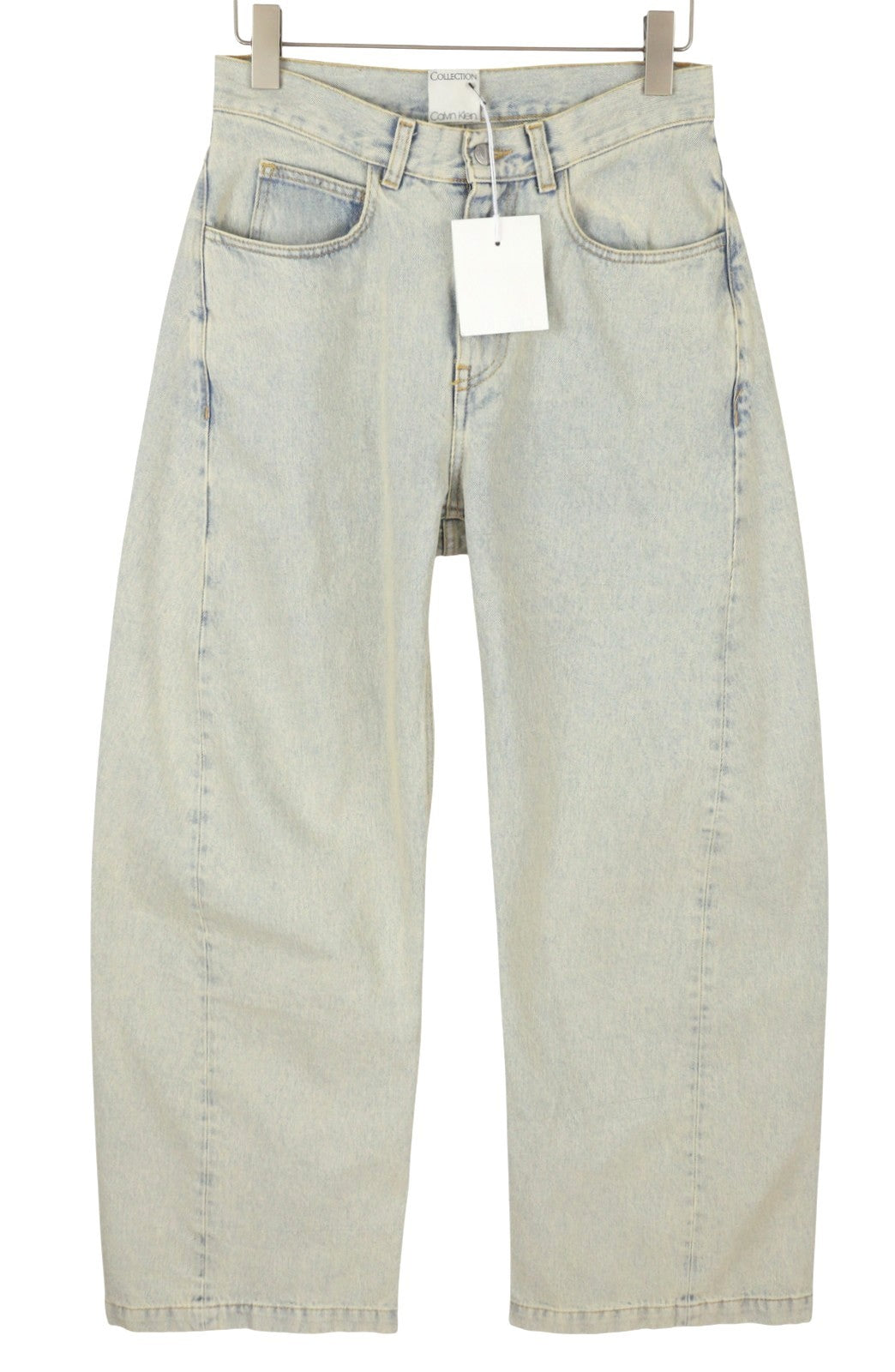 CALVIN KLEIN COLLECTION Men Jeans W28/L32 Light Blue Faded Relaxed Wide RRP750