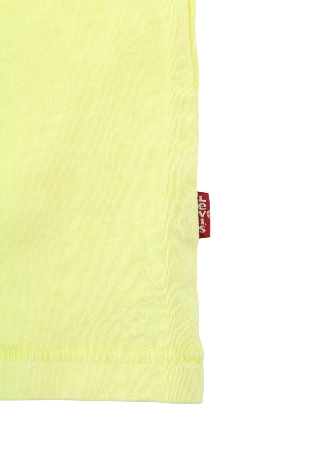 LEVI'S Vintage Fit Men T-Shirt XL Yellow Tricot Crew Neck Cotton Short Sleeve