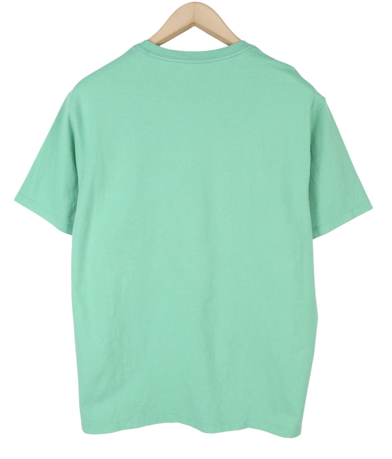 LEVI'S Standard Men T-Shirt 2XL Green Tricot Cotton Crew Neck Short Sleeve