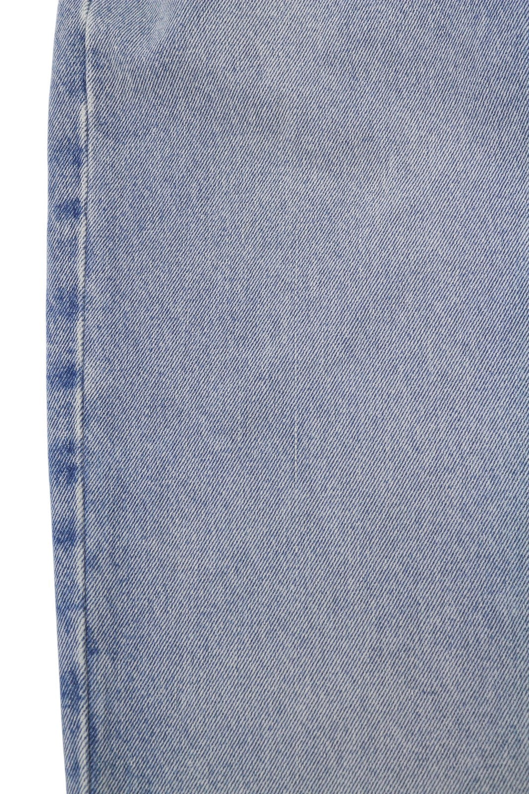 ARMARIUM Luke Women Jeans 44 Blue Faded Distress Relaxed Button Fly RRP570