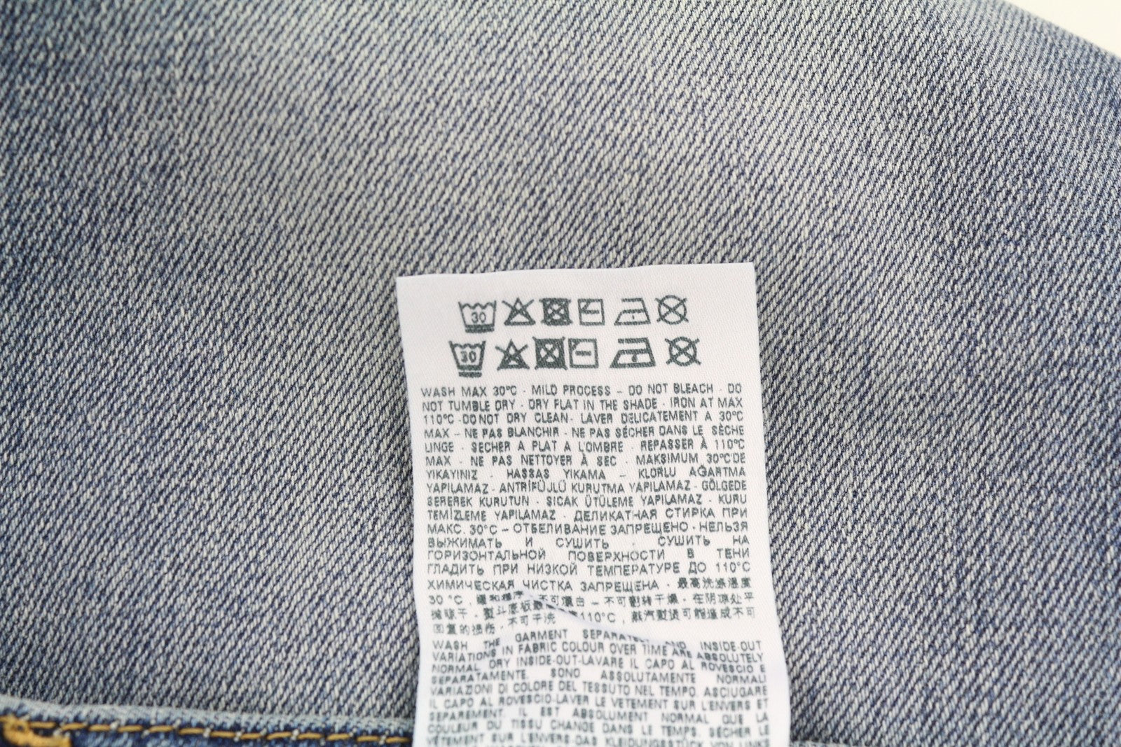 DIESEL 2019 D-Strukt 09H45 Men W40/L34 Slim Blue Faded Distressed Jeans RRP250