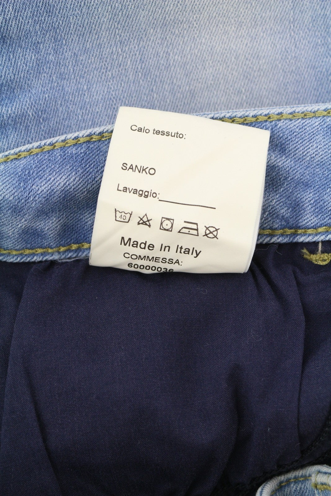 LIU JO Evita Women's W28 Skinny Blue Ripped Washed Denim Logo Detail