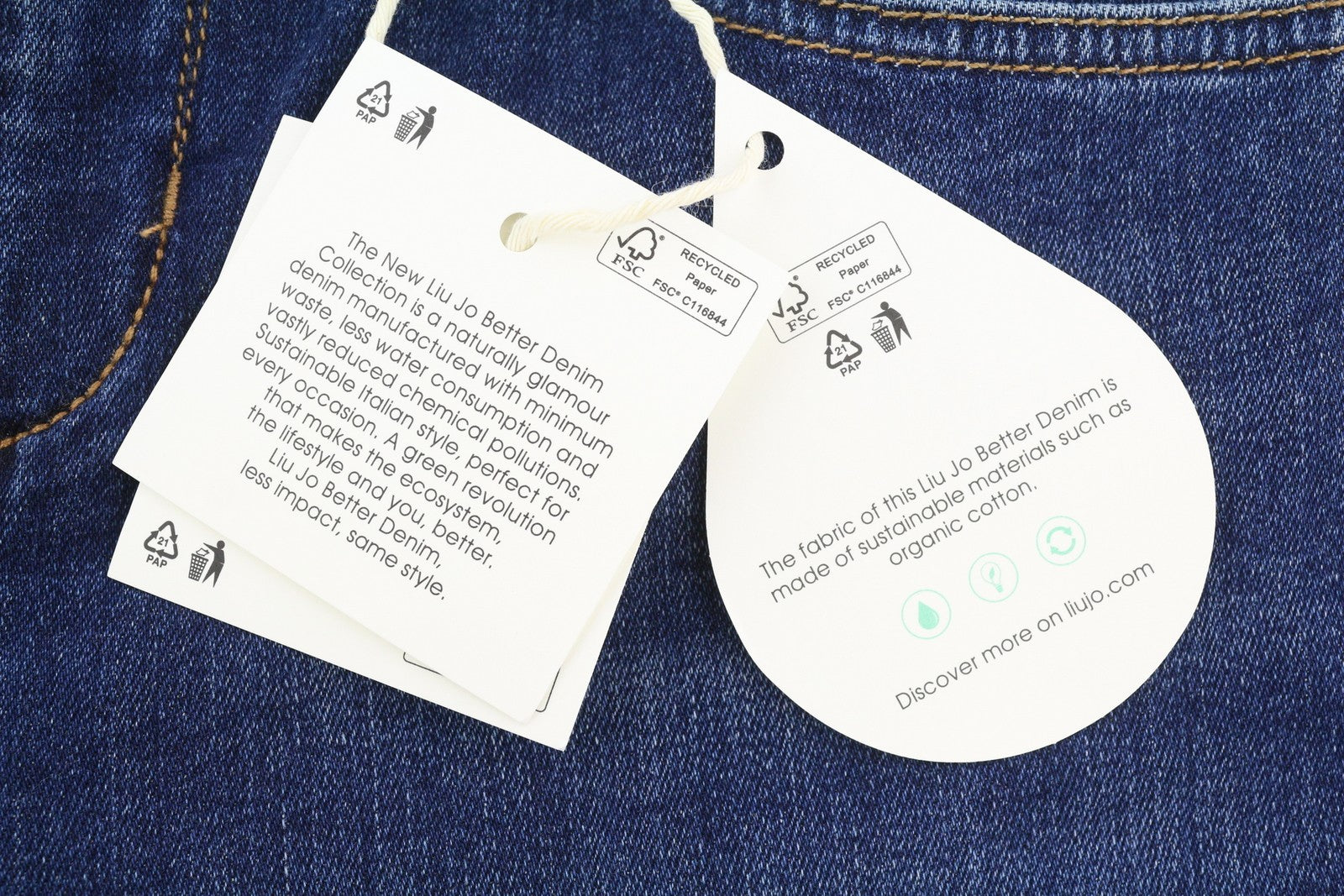 LIU JO Yildiz Proto Women's W28 Slim Fit Washed Blue Denim Zip Fly