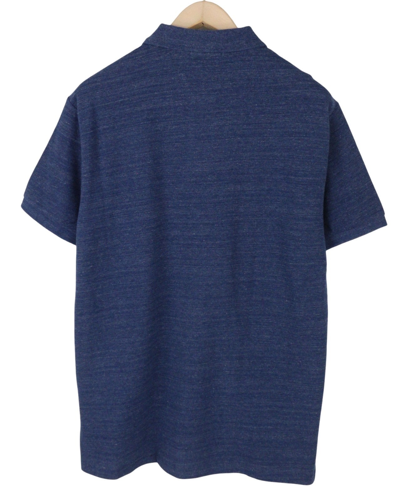 RALPH LAUREN Custom Slim Fit Men Polos XL Melange Embroidered Logo Short Sleeve