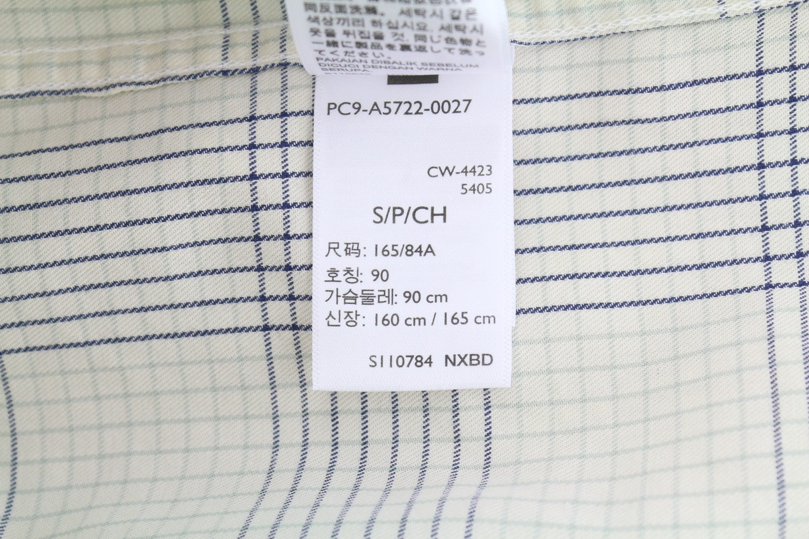 LEVI'S Relaxed Men Shirt S Grey Plaid Snap Buttons Spread Short Sleeve