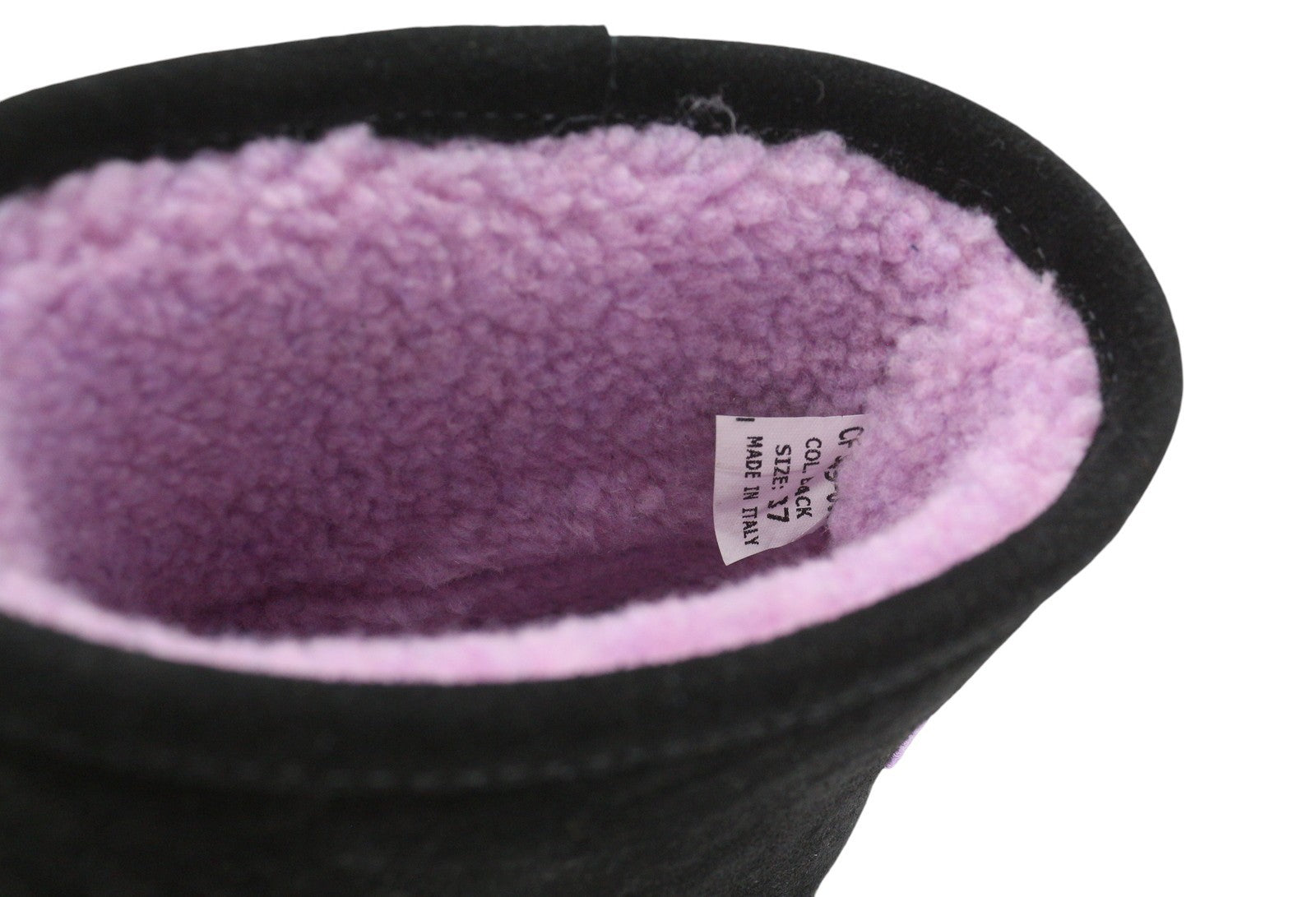 CHIARA FERRAGNI Ankle Eyelike Black Suede Women Boots EU37 Fleece Inside RRP275