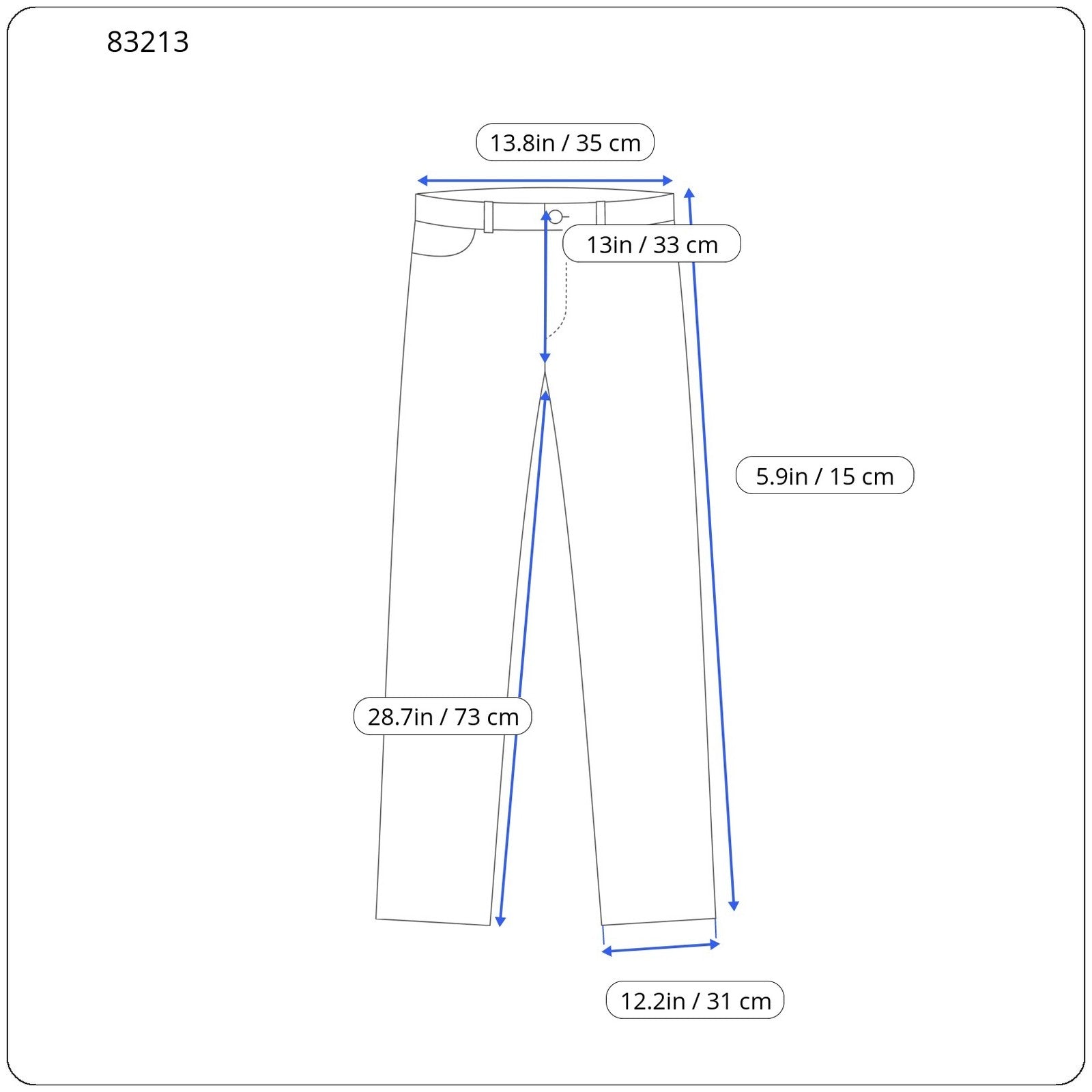 LIU JO Flare Patch Women Jeans W28 Dark Blue Denim Raw Hem Zip Closure