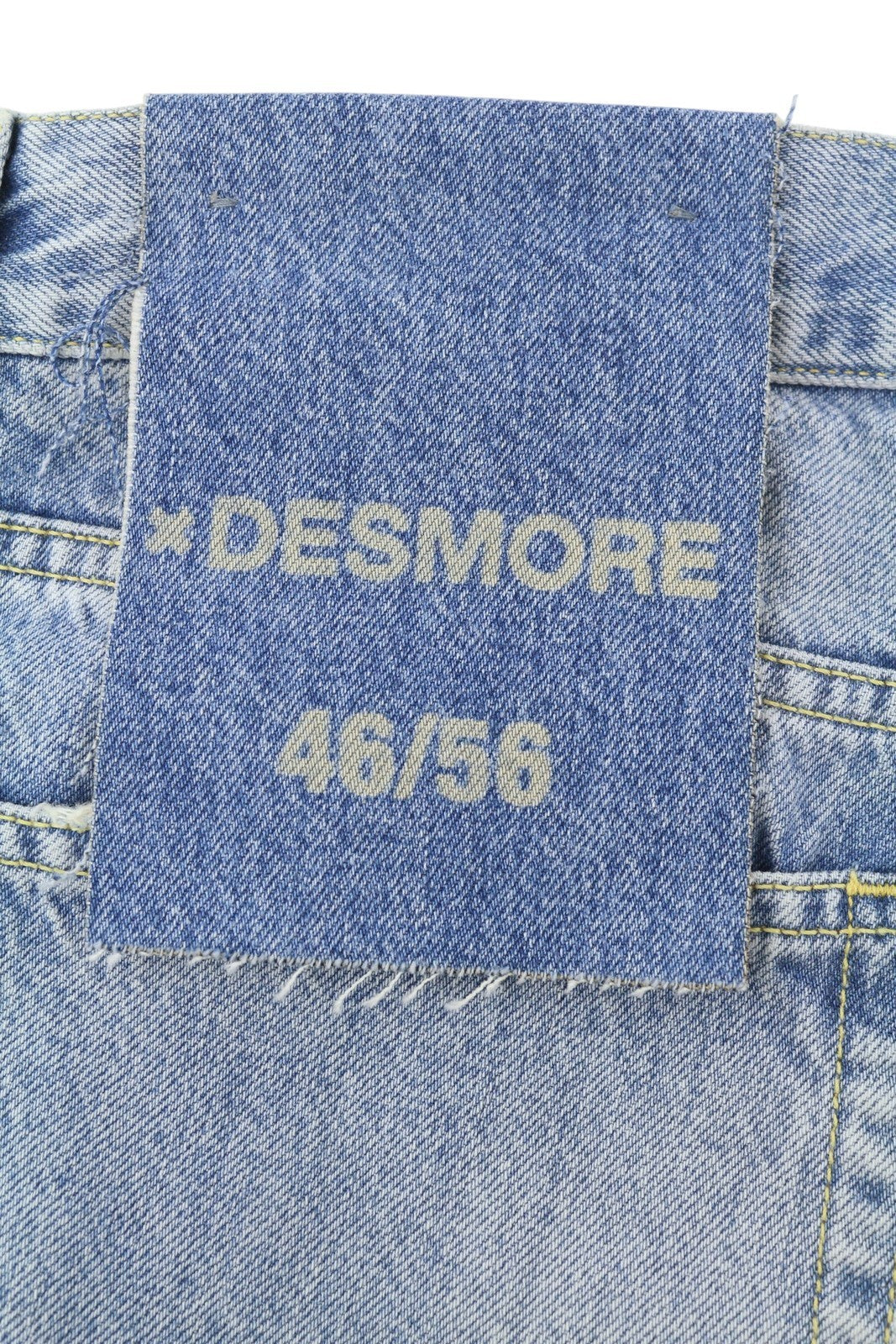 DESMORE 5 Tasche Alex Light Blue Men Jeans W36 Whiskers Faded Slim Button Fly