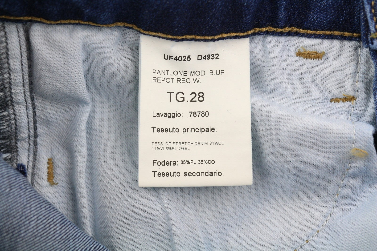 LIU JO Up Repot Women Jeans W28 Bootcut Washed Blue Denim Zip Casual