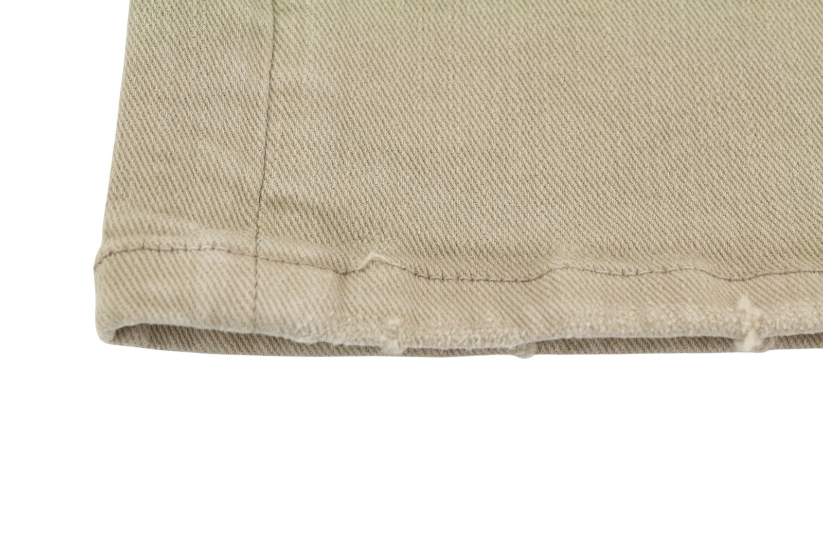 R13 Boy Straight Women Jeans 28 Khaki Stretch Faded Cropped Ankle Zip RRP699