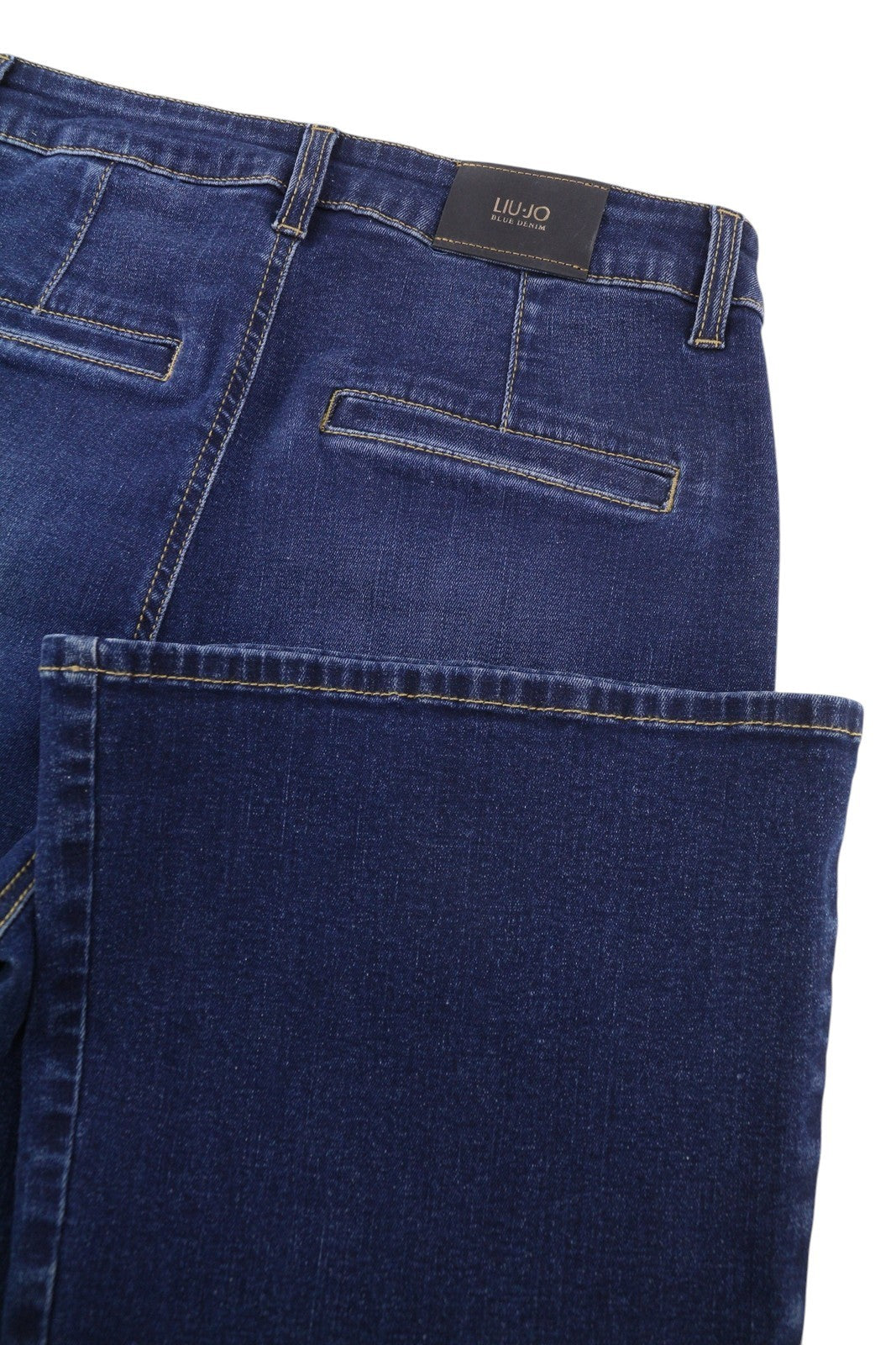 LIU JO Lungo Women Jeans W28 High Waist Bootcut Blue Denim Zip Fly