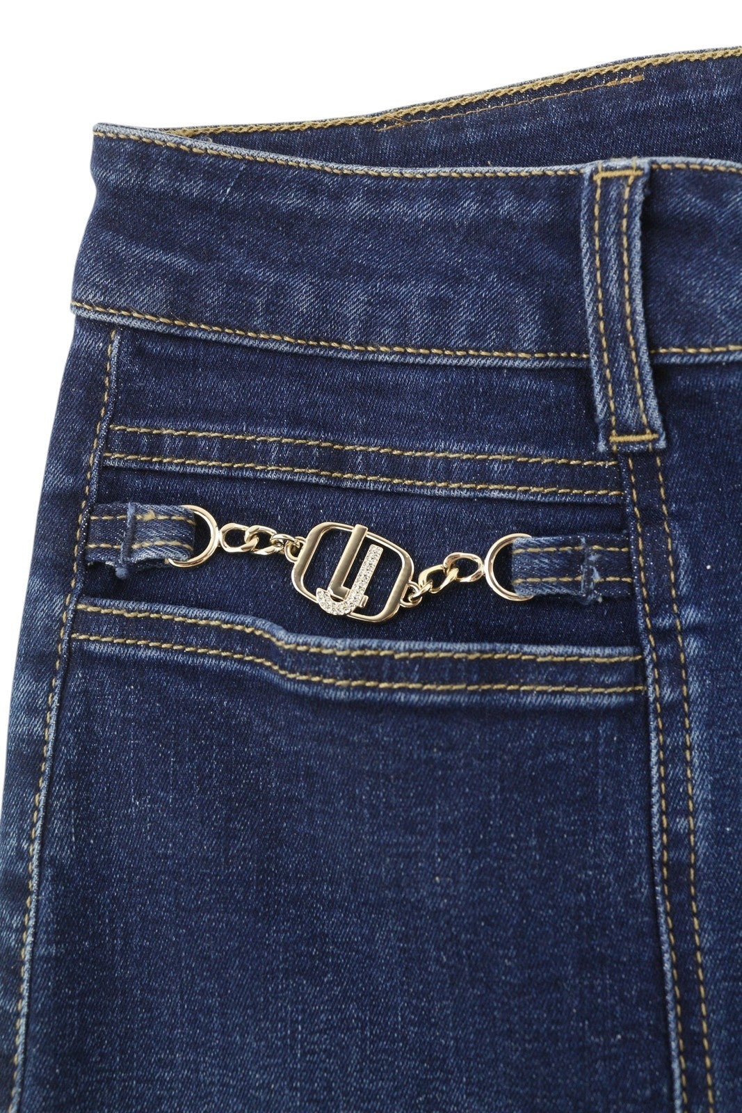 LIU JO Lungo Women Jeans W28 High Waist Bootcut Blue Denim Zip Fly