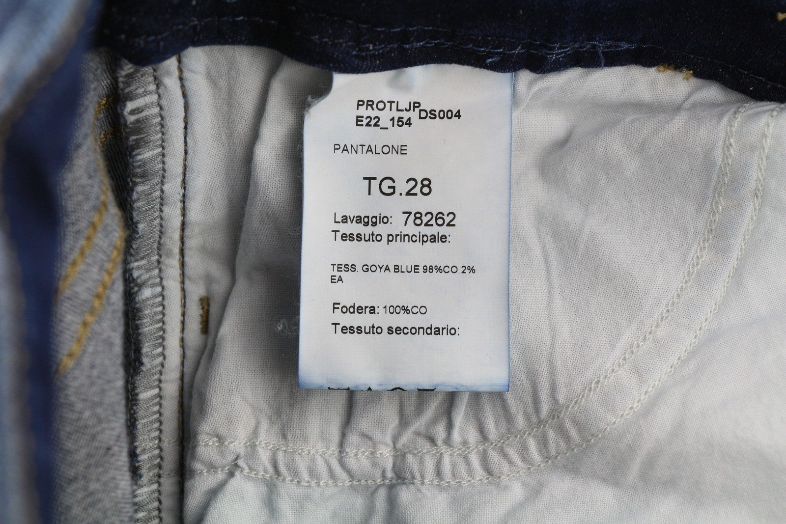 LIU JO Women Jeans W28 High Waist Bootcut Blue Denim Button Casual