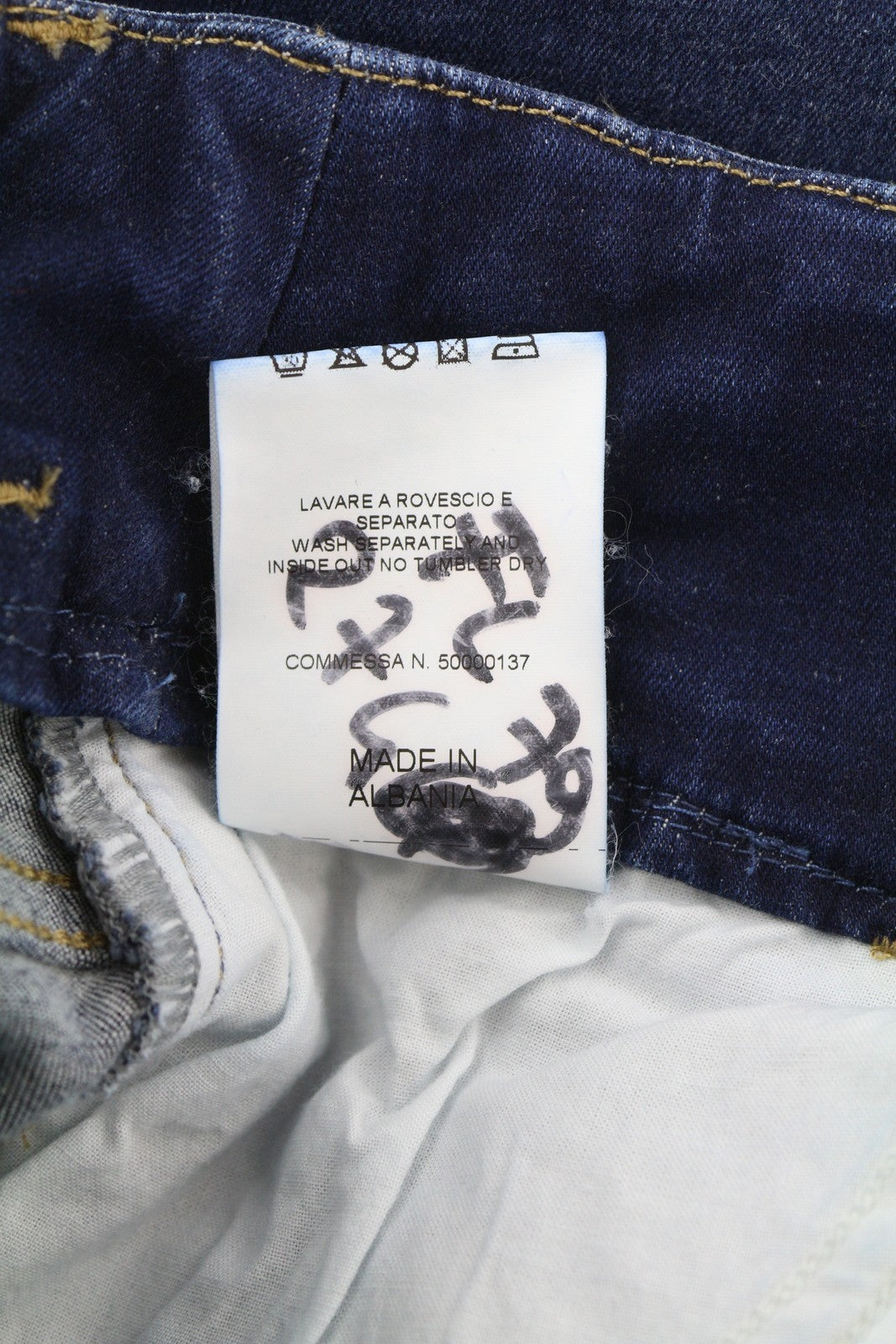 LIU JO Women Jeans W28 High Waist Bootcut Blue Denim Button Casual