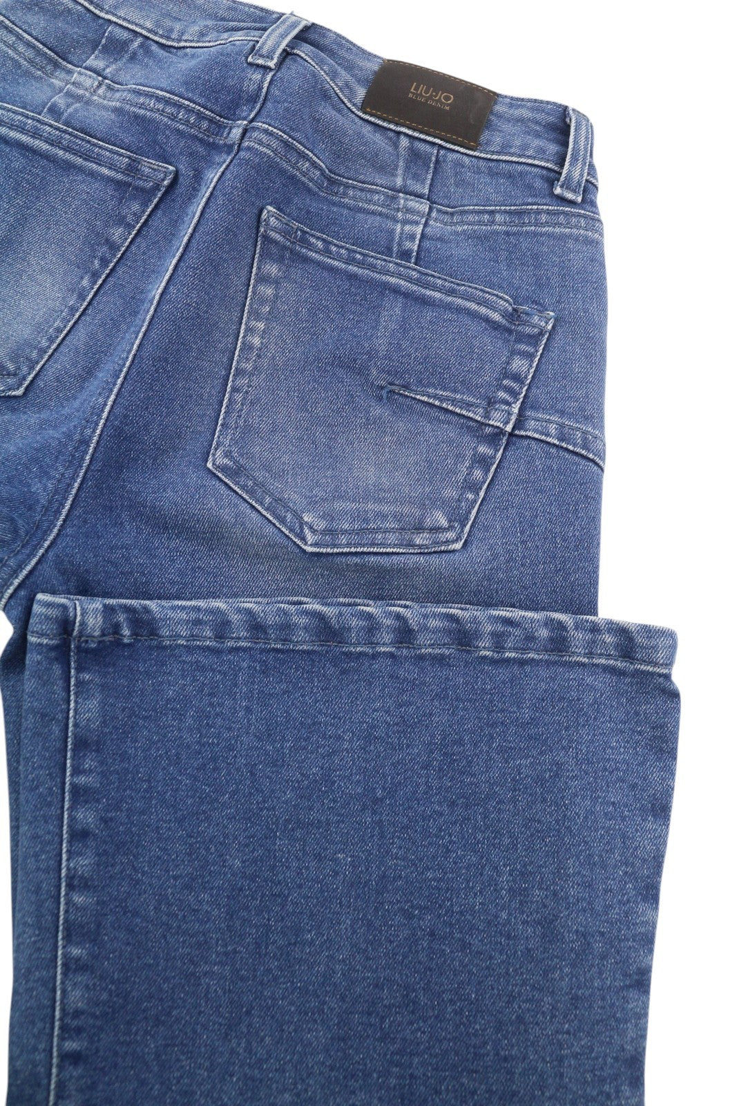 LIU JO Beat Good Women Jeans W28 High Waist Bootcut Blue Denim Casual