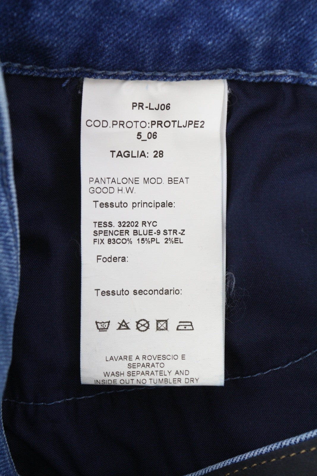 LIU JO Beat Good Women Jeans W28 High Waist Bootcut Blue Denim Casual